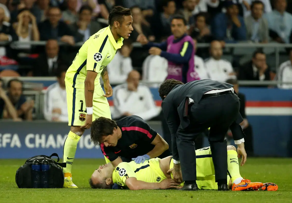 "آندرس اینیستا" به دیدار مقابل پاری‌سن‌ژرمن می‌رسد