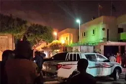 انفجاری مقابل سفارت اسپانیا در لیبی رخ داد