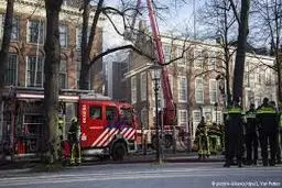 سفارت انگلیس در لاهه دچار حریق شد