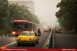 ریزگردها هوای تهران را ناسالم کرد