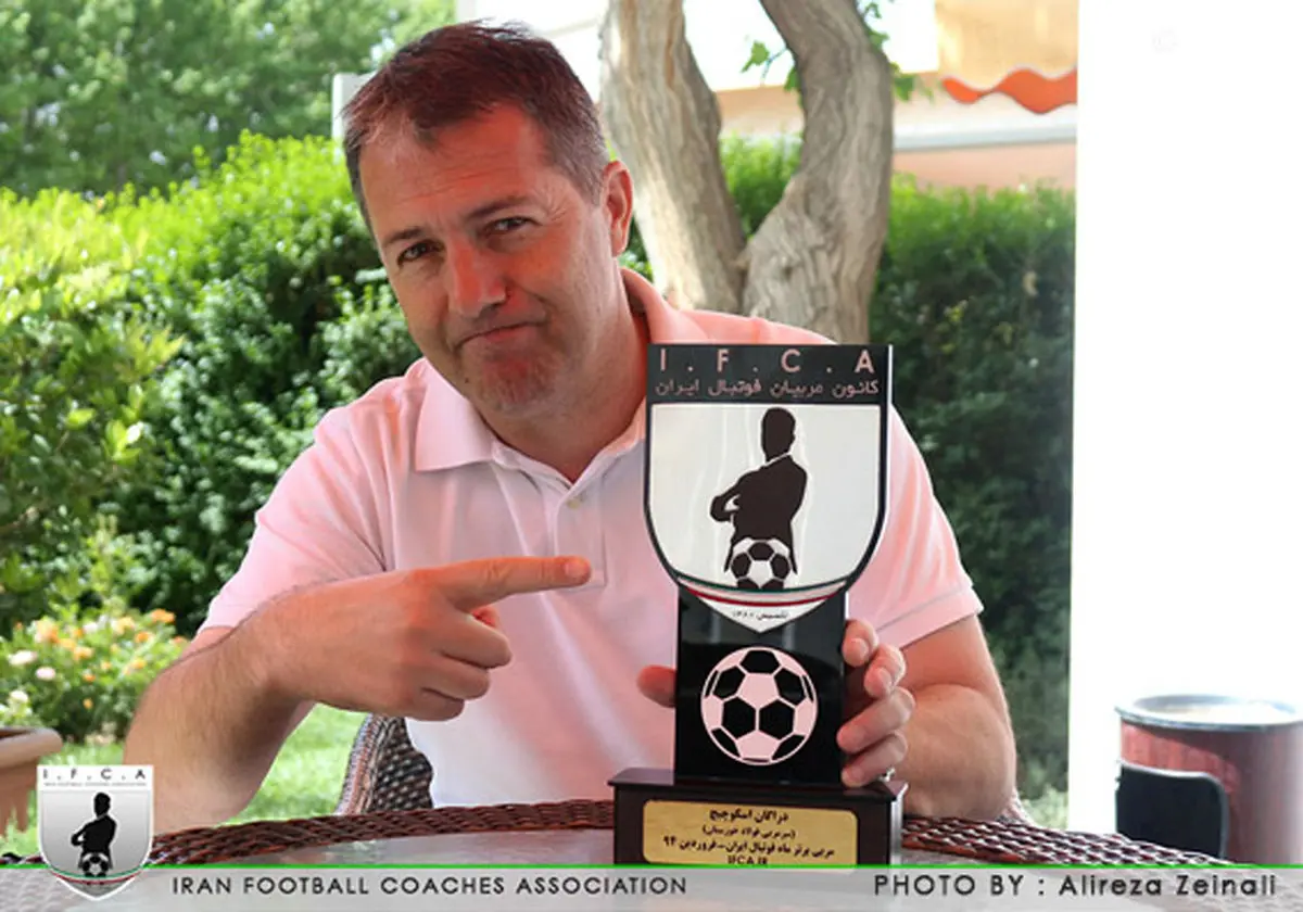 "دراگان اسکوچیچ"، برترین مربی فروردین ماه لیگ برتر شد