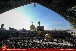 مشهد الرضا عزادار  رحلت پیام‌آور کربلا شد