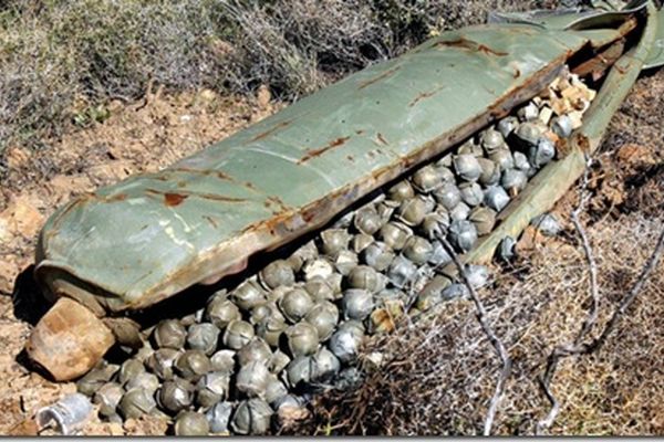 پنتاگون: عربستان حق دارد از بمب خوشه‌ای استفاده کند