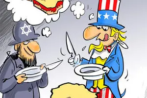 کاریکاتور:: به کام غرب