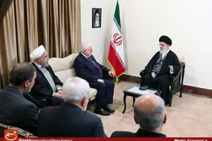 عکس خبری:: دیدار رئیس‌جمهور عراق با رهبر معظم انقلاب