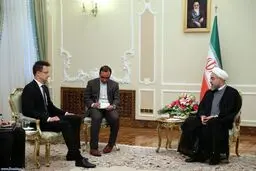 روحانی: ایران و مجارستان می‌توانند پل ارتباطی خاورمیانه و اروپای مرکزی باشند