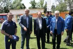 رئیس فدراسیون فوتبال از باشگاه سایپا بازدید کرد