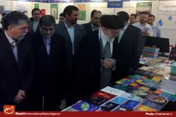 گزارش تصویری:: بازدید رهبر معظم انقلاب از بیست و هشتمین نمایشگاه بین‌المللی کتاب تهران