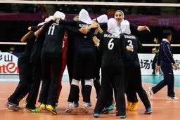 ملی‌پوشان والیبال بانوان تمرین کردند