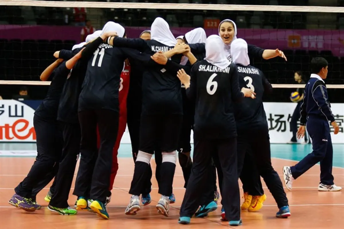 ملی‌پوشان والیبال بانوان تمرین کردند