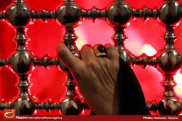 گزارش تصویری:: رونمایی از ضریح نمادین امام‌حسین(ع) و حضرت ابوالفضل(ع)