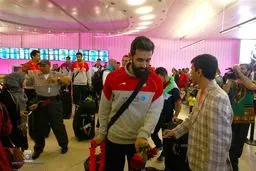 مردان والیبال ایران وارد لس‌آنجلس شدند