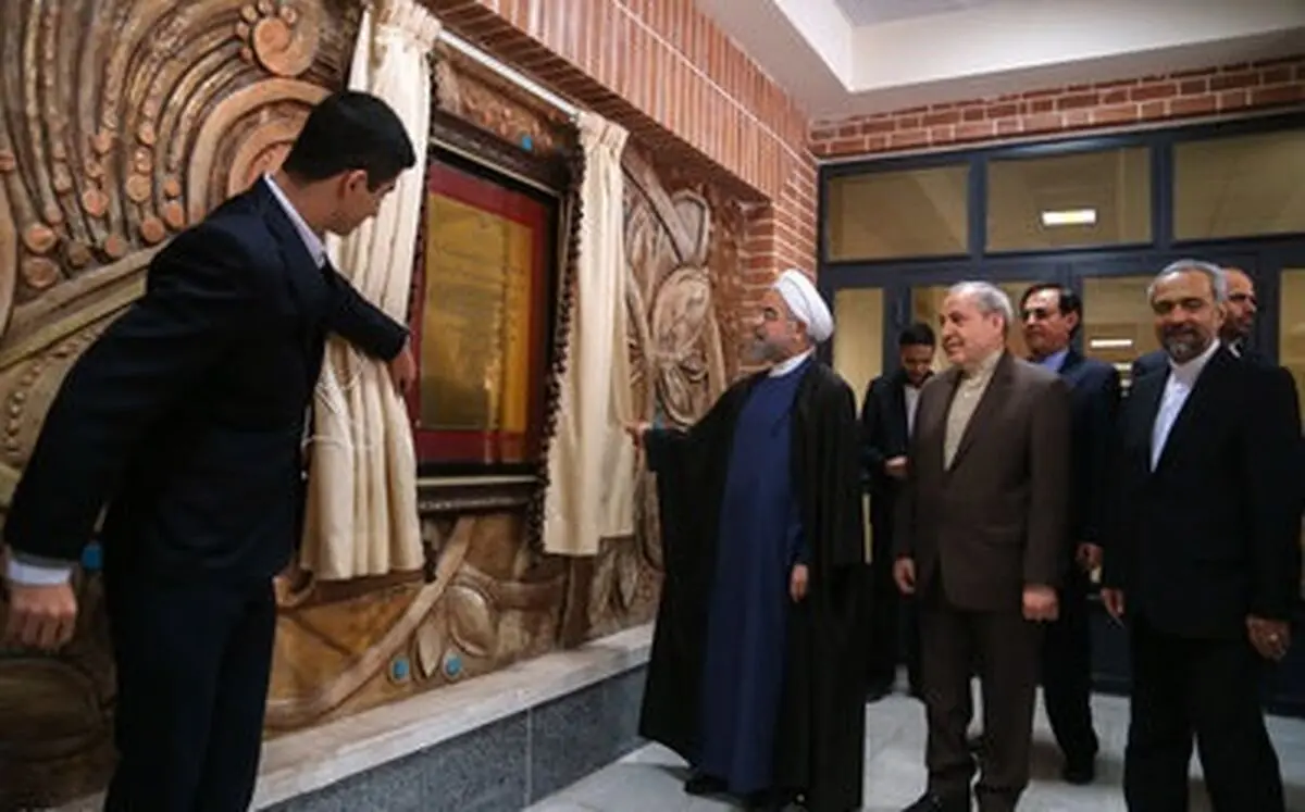 رئیس‌جمهور بازار ایرانی-اسلامی "نقش جهان" اندیشه را افتتاح کرد