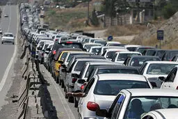 ترافیک در جاده‌‌های شمالی سنگین است
