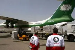 کمک‌های ایران به یمن به فرودگاه جیبوتی رسید