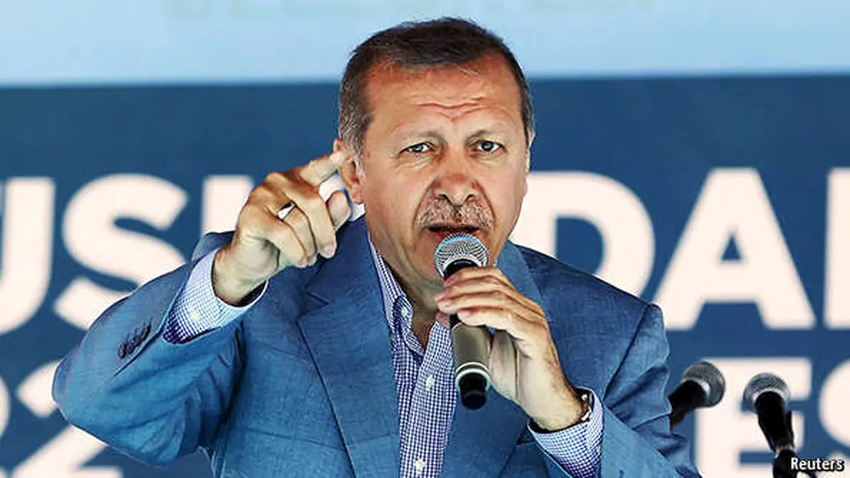 اکونومیست:‌ اردوغان درصدد ایجاد یک حکومت مستبد است