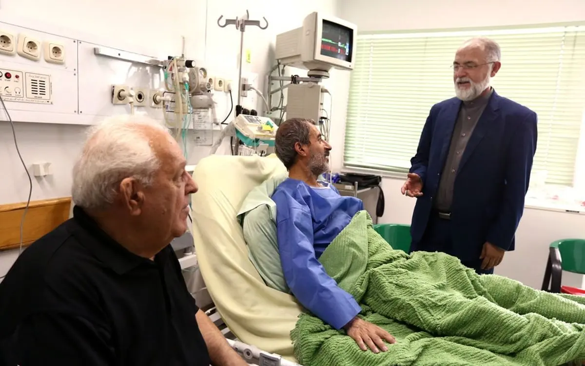 شهنازی، دبیرکل کمیته ملی المپیک از محمد مایلی‌کهن عیادت کرد