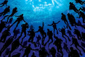 گرافیک:: غواصان دریادل و خط‌شکن