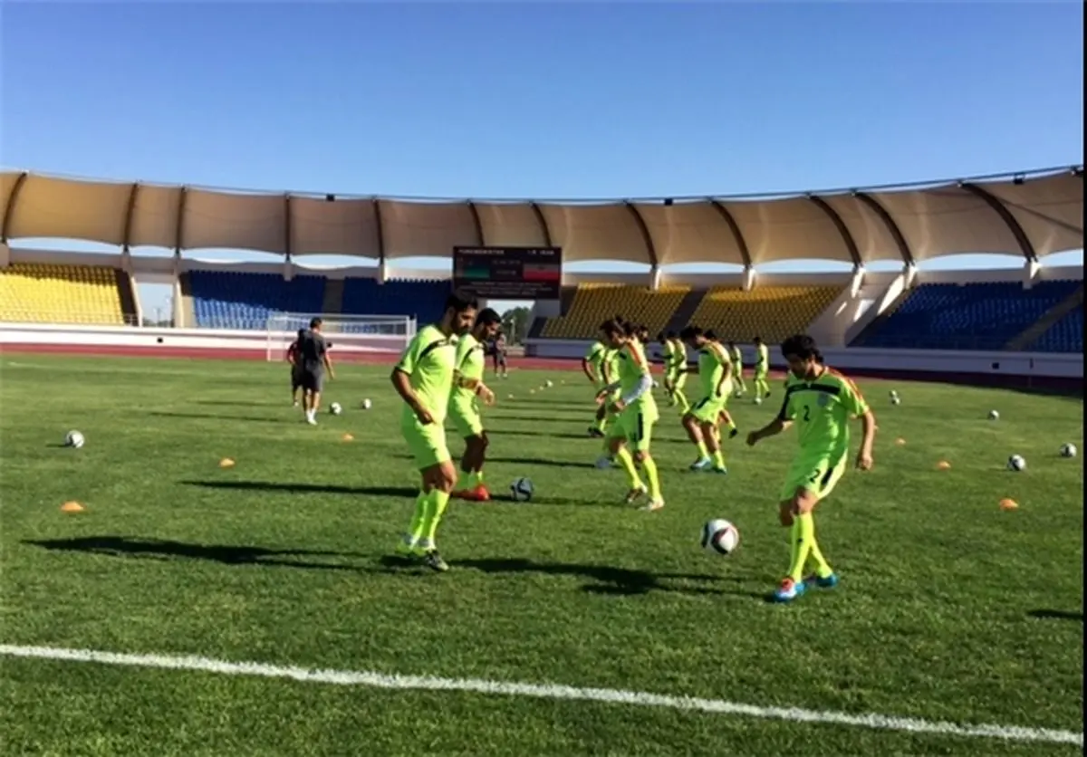 آخرین تمرین تیم ملی پیش از دیدار با ترکمنستان برگزار شد