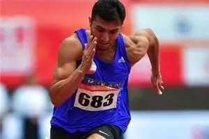 نماینده دوی ۴۰۰ متر ایران نقره گرفت