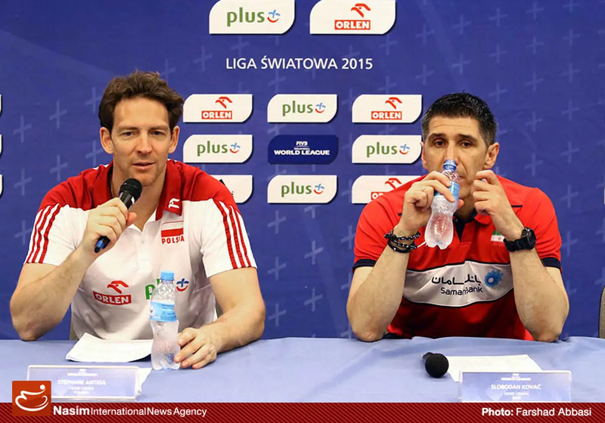 سرمربی و کاپیتان‌های تیم‌های والیبال ایران و لهستان چه گفتند؟