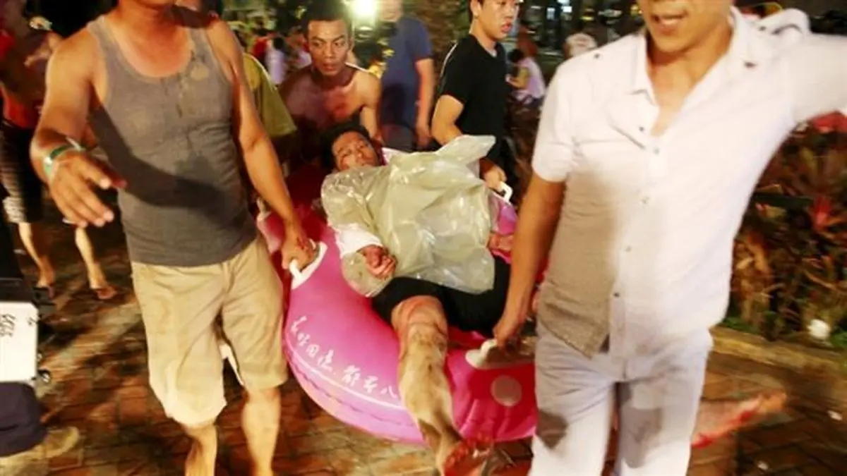 تایوان هم رنگ خون گرفت