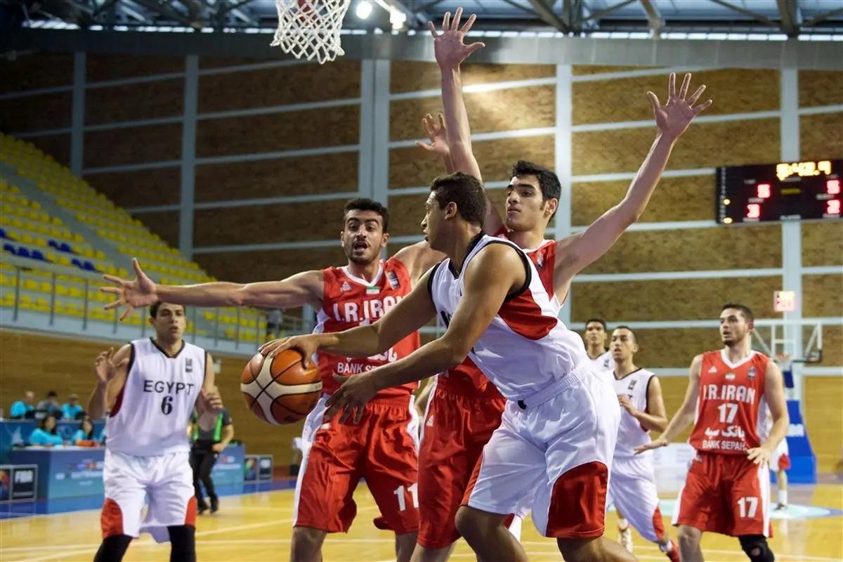 تیم بسکتبال جوانان مغلوب مصر شد