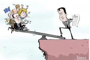 کاریکاتور:: یک گام تا پایان رویای اروپایی