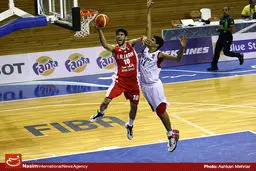 گزارش تصویری:: دیدار تیم‌های بسکتبال ایران و مصر