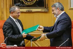 گزارش تصویری:: نشست خبری مشترک وزرای کشور ایران و سوریه