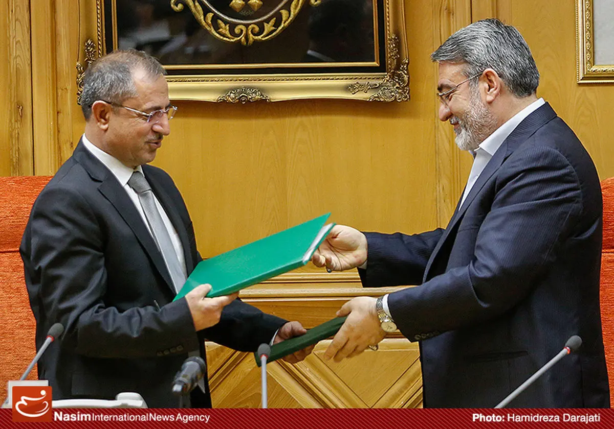 گزارش تصویری:: نشست خبری مشترک وزرای کشور ایران و سوریه