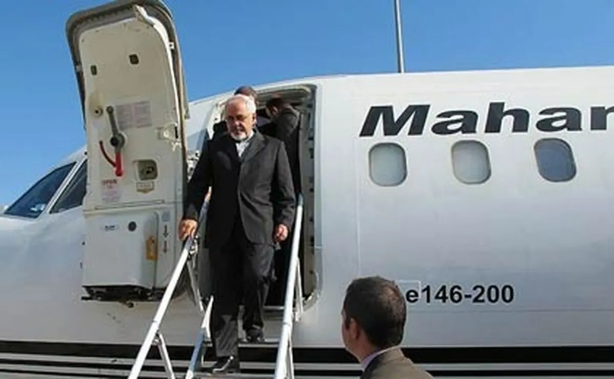 ظریف وارد لوکزامبورگ شد