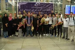 تیم ملی دو و میدانی از تایلند بازگشت