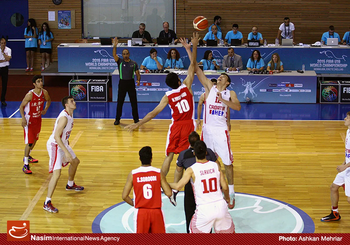 گزارش تصویری:: دیدار تیم‌های بسکتبال ایران و کرواسی