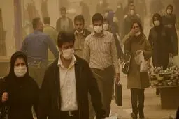 آلودگی‌های اخیر هوای تهران ناشی از گرد و غبار است