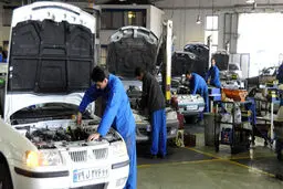 صف کشیدن خودروهای معیوب 