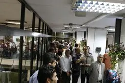 تالار شیشه‌ای سبزپوش شد