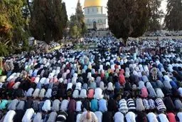 ۲۰۰ هزار نمازگزار در سومین نماز جمعه مسجدالاقصی