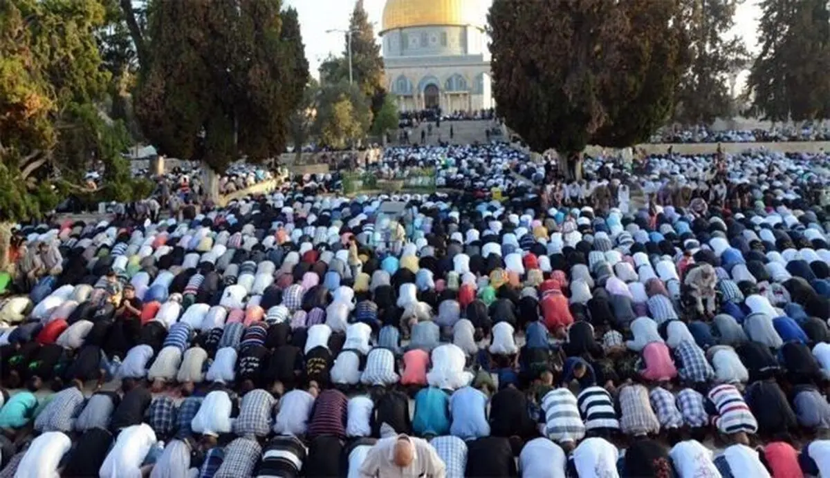 ۲۰۰ هزار نمازگزار در سومین نماز جمعه مسجدالاقصی