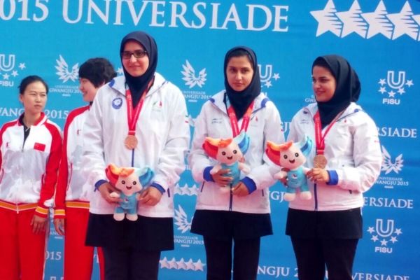 نخستین مدال کاروان ایران در یونیورسیاد  کسب شد