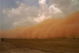 آمادگی هلال‌‌احمر برای مقابله با طوفان سیستان و بلوچستان