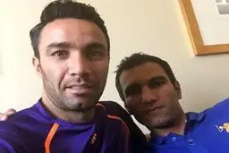 عکس خبری:: نکونام کنار پولادی، در قطر و تکذیب امضای قرارداد با سایپا