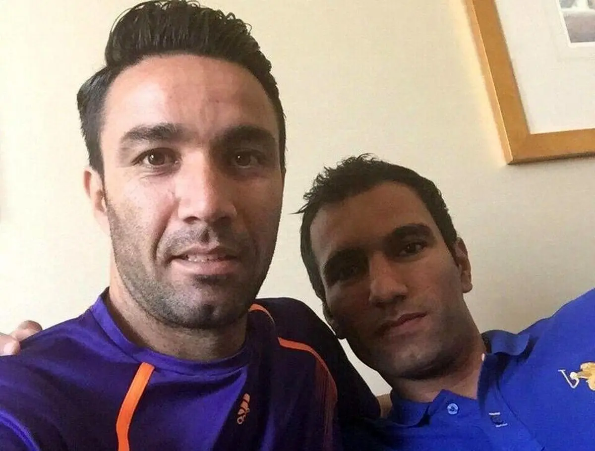 عکس خبری:: نکونام کنار پولادی، در قطر و تکذیب امضای قرارداد با سایپا