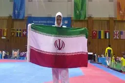 اکرم خدابنده ششمین مدال طلای ایران را در بازی‌های دانشجویان جهان بدست آورد