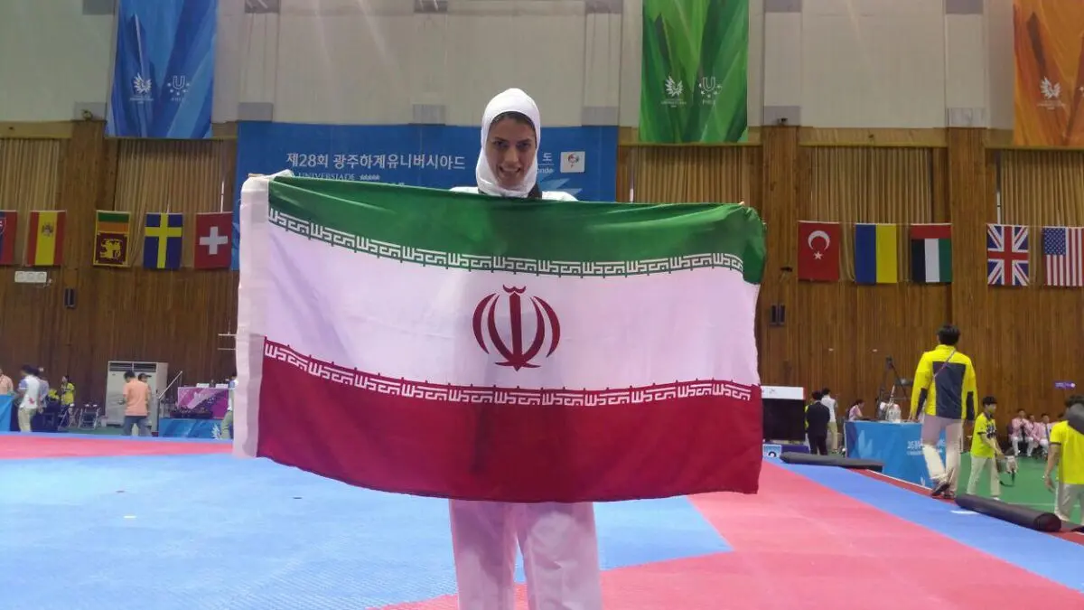 اکرم خدابنده ششمین مدال طلای ایران را در بازی‌های دانشجویان جهان بدست آورد
