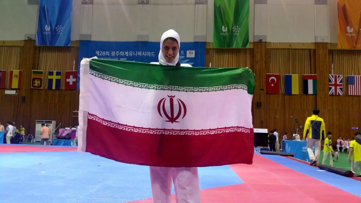 اکرم خدابنده ششمین مدال طلای ایران را در بازی‌های دانشجویان جهان بدست آورد