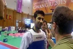 قهرمان تکواندوی دانشجویان جهان: هدف من پوشیدن پیراهن تیم ملی است