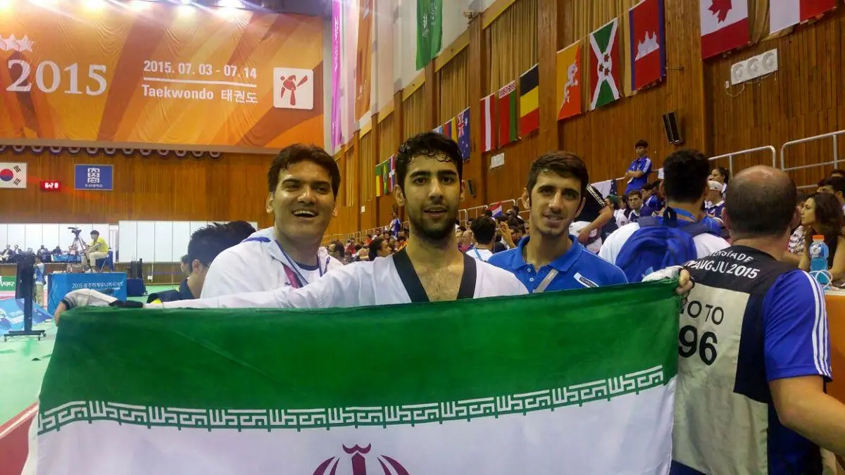 تیم تکواندوی دانشجویان مردان ایران قهرمان شد