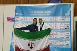 فیلم:: پیام اکرم خدابنده پس از کسب مدال طلای مسابقات تکواندوی دانشجویان جهان