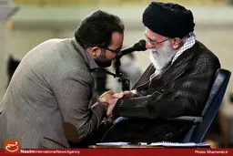 گزارش تصویری:: دیدار جمعی از دانشجویان با رهبر معظم انقلاب